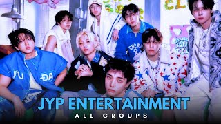 All Groups Made by JYP Entertainment (1999-2025)