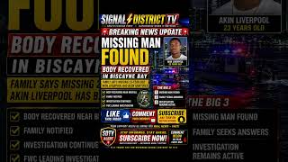 BREAKING UPDATE: Missing Miami Man Found In Biscayne Bay | SDTV