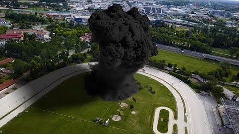 Blender large scale realistic explosion!