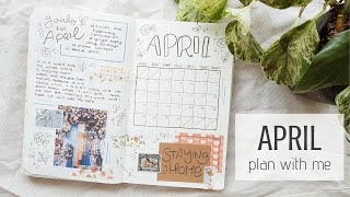 April 2020 bullet journal plan with me + March flipthrough by Esmee Heebing 2,805 views 3 years ago 15 minutes