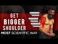 How to GET BIGGER SHOULDERS (Most Scientific Way) |  Workout Front, Side and Rear Delts