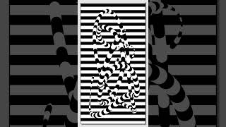 Stripe Worm #monochrome #loop #opart #visuals #vj