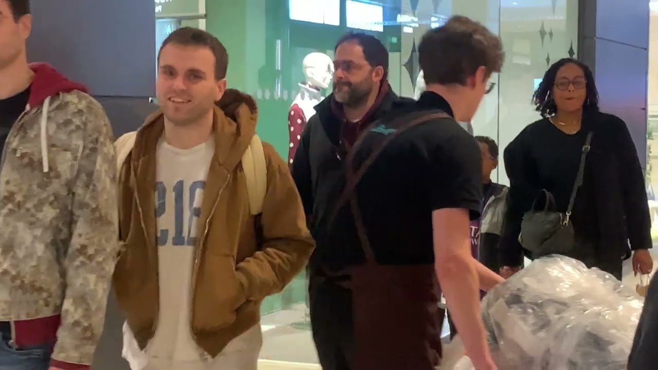 Christmas Dinner with a French invitation. 