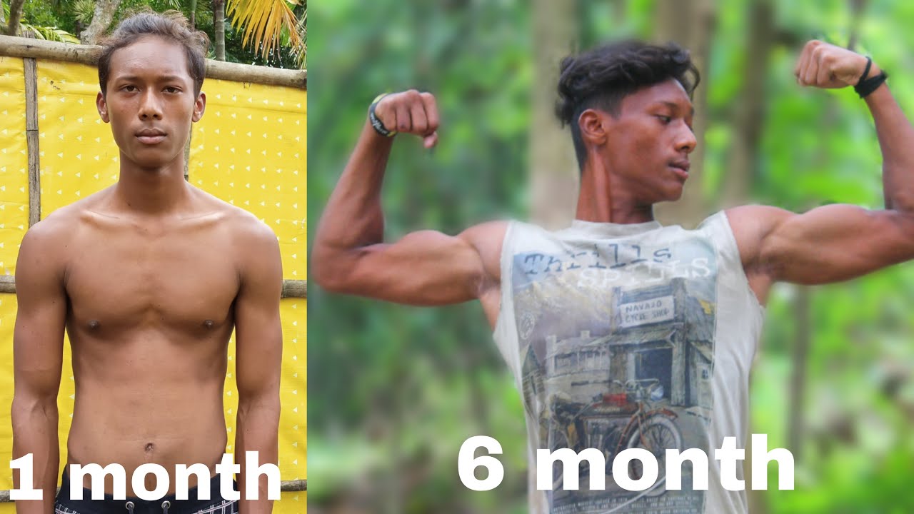 My 6 Months-All Natural Body Transformation II Skinny To Fit - YouTube