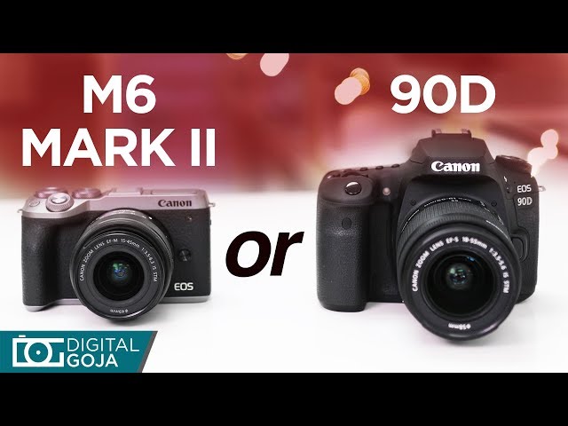 lens canon m6 mark ii vs canon 90d
