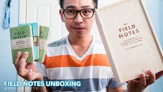 Field Notes Unboxing | Wooden Box with Sweet Tooth and Shenandoah Packs