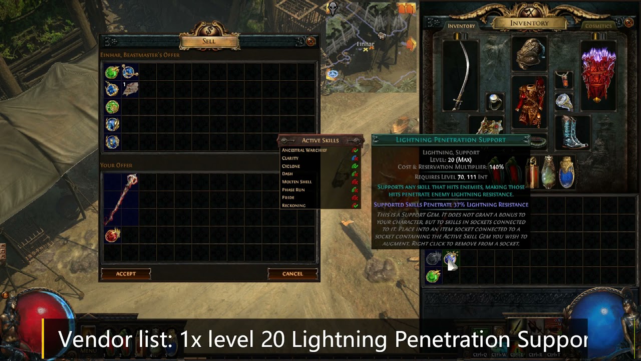 Lightning Penetration Support