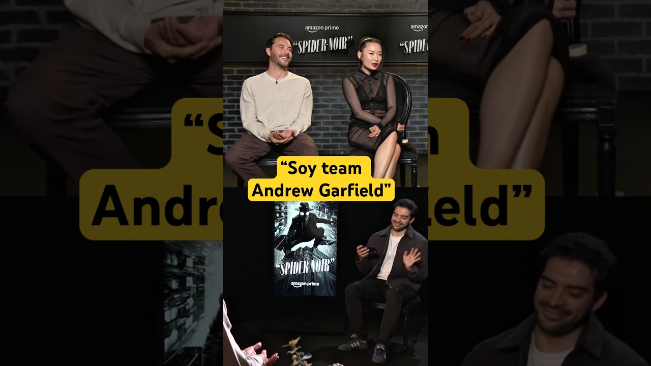 ¡Bellísimos! Entrevisté al cast de Spider Noir 🖤🕸️ #SpiderNoir #Spiderman #marvel  #entrevista