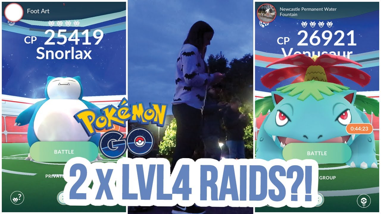 LEVEL 4 RAIDS! Pokémon GO 2017