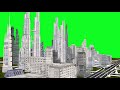 Green Screen City 🏙️ chroma key footage