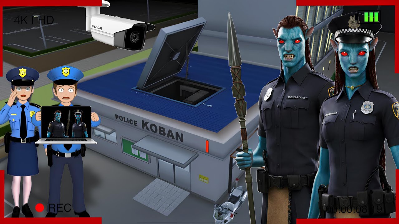 TROWONGAN POLICE KOBAN BARU RAHASIA PERSEMBUNYIAN PASANGAN AVATAR POLICE HORROR DI SINI 😱😰⁉️