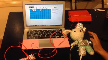 Tic-Tac-Toe on the way uses MakeyMakey