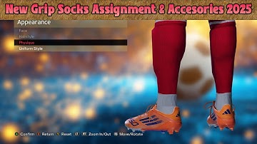 Nieuwe grip sokken opdracht & accessoires 2025 - PES 2021 & Football Life 2026
