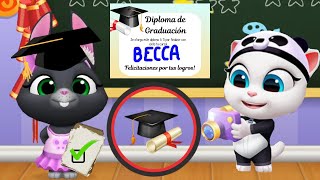 La Graduación De Becca Final Feliz El Gato Tom Y Sus Amigos, My Talking Tom Friends