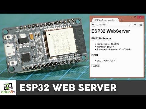 ESP32 Web Server Tutorial with a BME280 Sensor