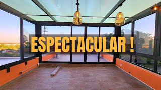 ✅ Terraza de Aluminio y Vidrio con ESPECTACULAR VISTA a la Ciudad 😎 BENEFICIOS DE UNA BUENA VENTANA