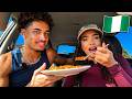 My Girlfirend Tries Nigerian Food For The First Time! (Muckbang)