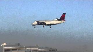 Delta Connection SAAB 340B Landing Visual 35 | MSP