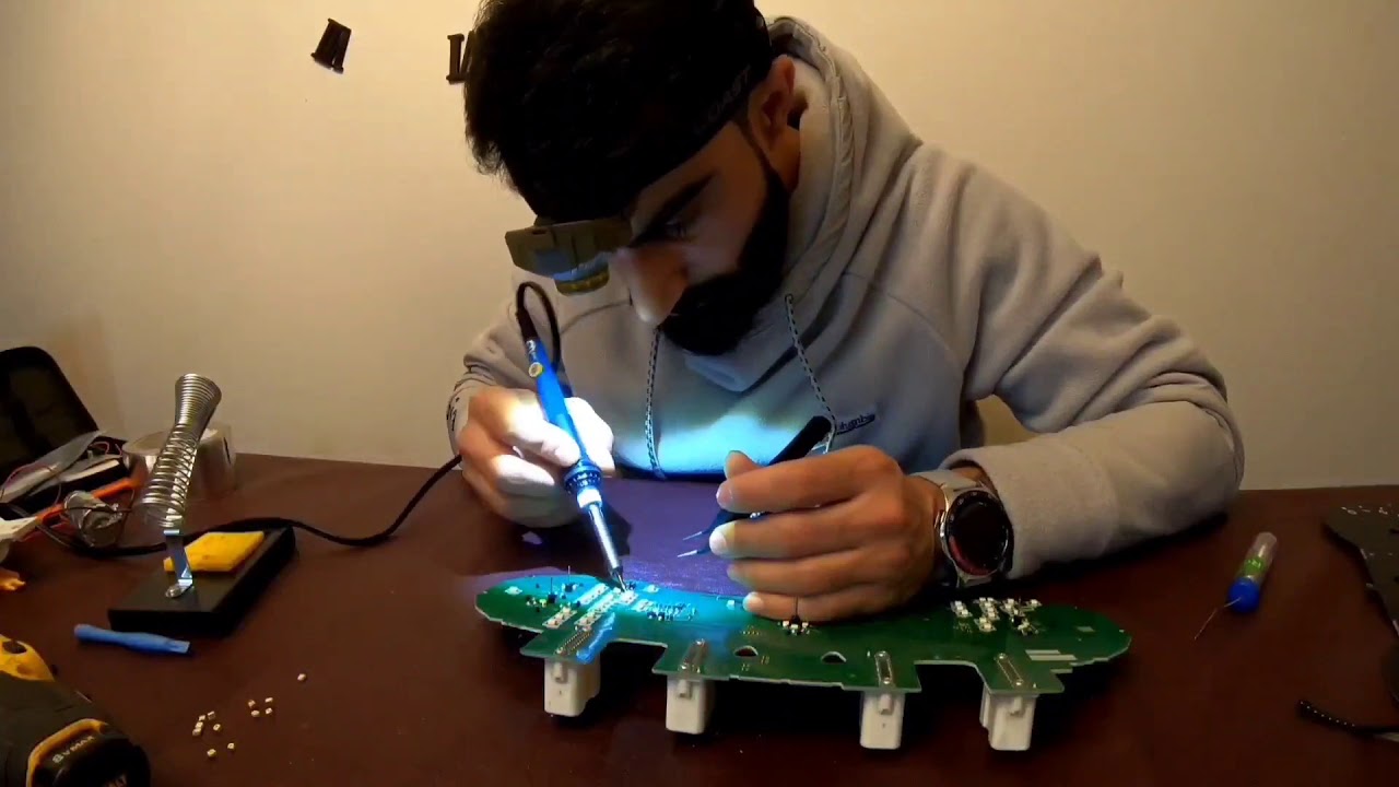 Toyota 4th gen 4runner instrument panel lights to LEDs YouTube