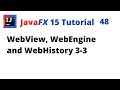 JavaFX 15 Tutorial 48 - WebView, WebEngine and WebHistory 3-3