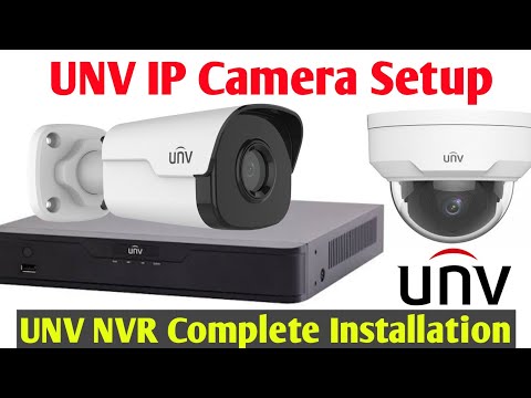 How to connect IP cameras using external Netgear PoE switch UNIVIEW NVR | UNV NVR | UNV Ip Camera