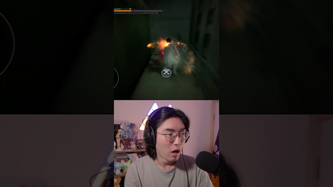 Kiryu threw so hard, it went into the nether realm