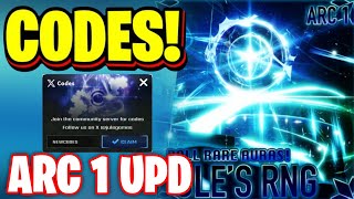 *NEW* ALL WORKING ARC 1 UPDATE CODES FOR JULES RNG IN 2026! ROBLOX JULES RNG CODES