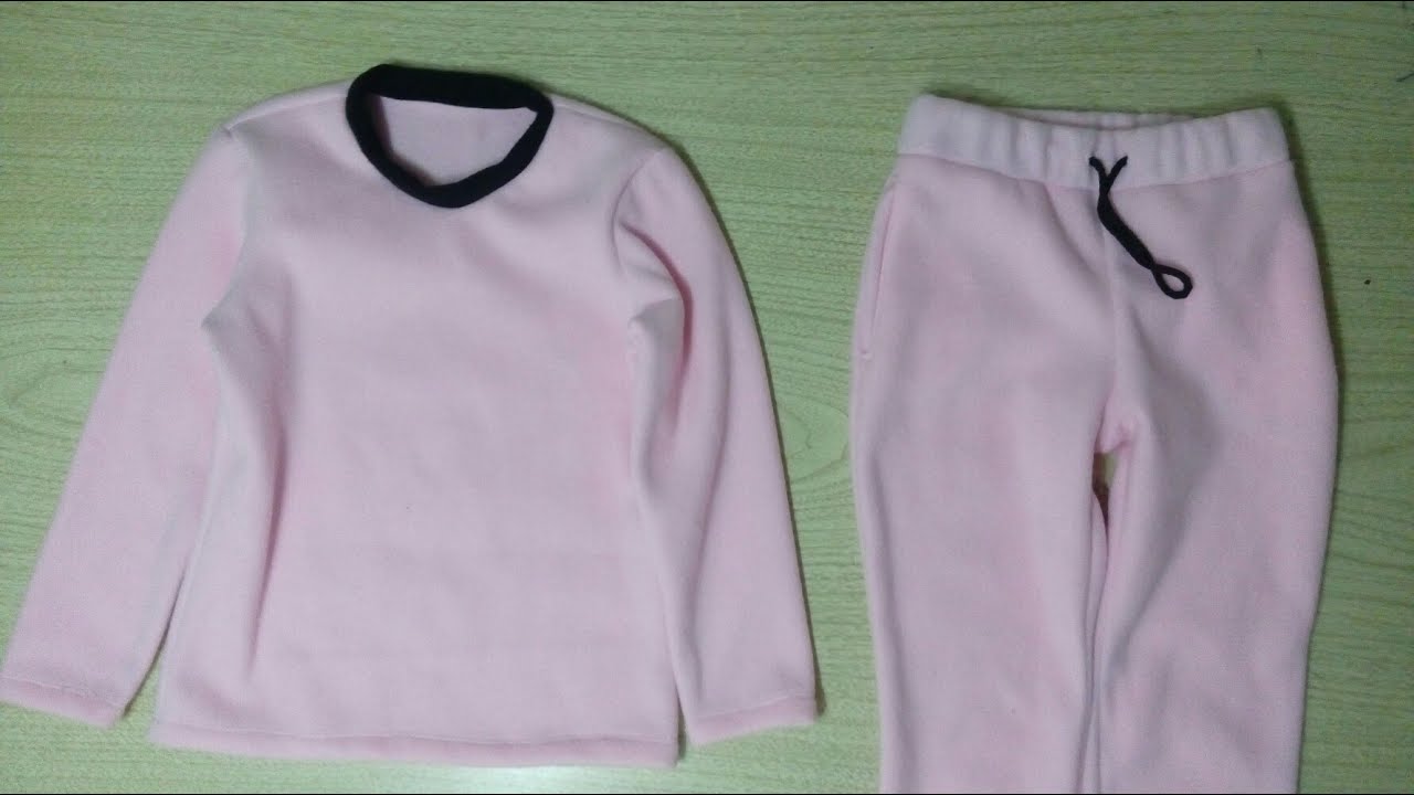 COMO HACER PIJAMA PARA NIÑA TALLA 8