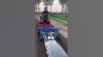 Micro tiller, rotary tiller, small four-wheel crawler tractor