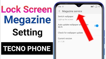 Lock Screen Megazine Setting In Tecno Phone | Automatic Wallpaper Changing settings