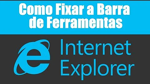 Como remover barra de ferramentas Internet Explorer?