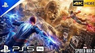 Spider-Man 2 | Sandman Full Boss Fight (PS5 Pro Enhanced 4K 60FPS)