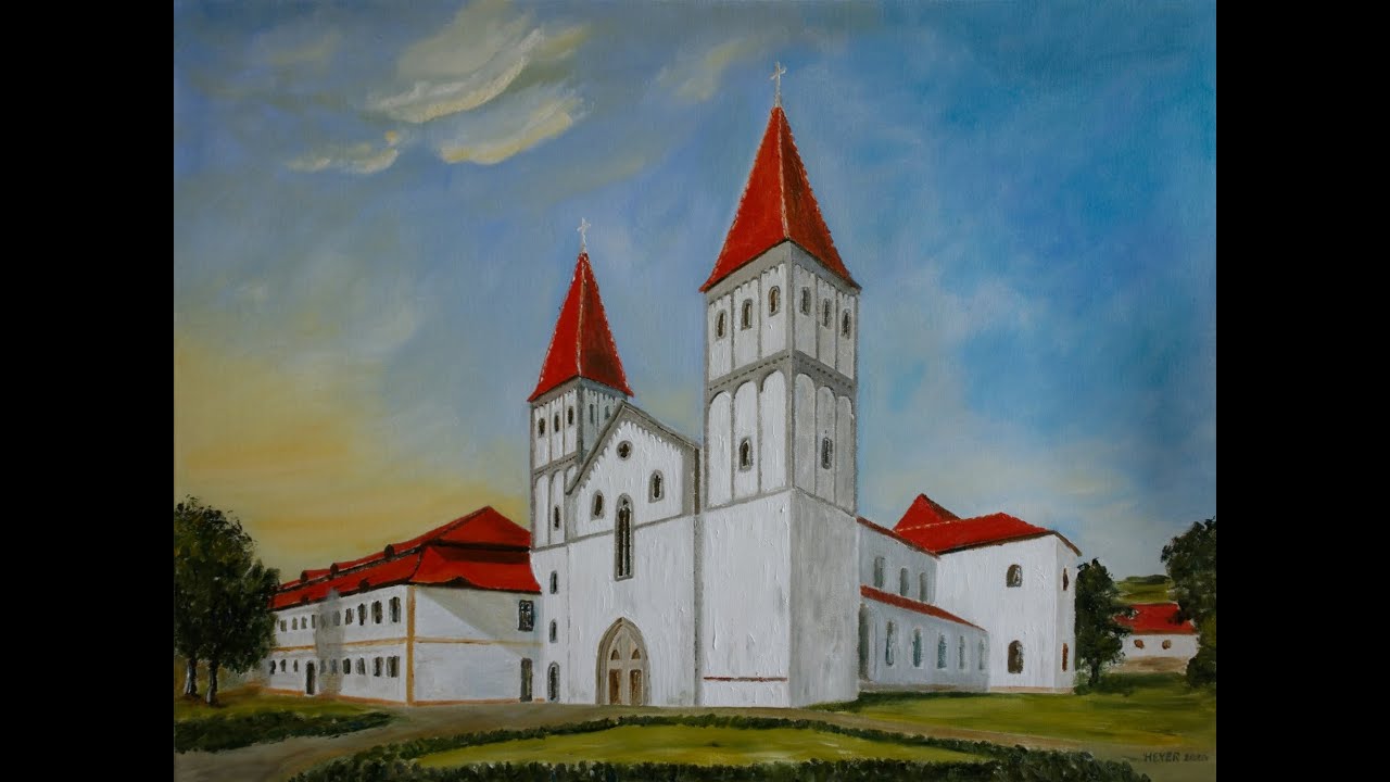 Die Malerin Sigrid Heyer im Kloster Heidenheim