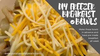 DIY freezer breakfast bowls