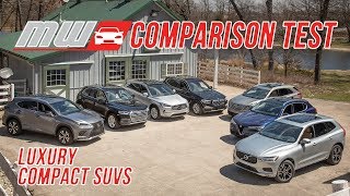 Comparison Test Luxury Compact Suv Challenge