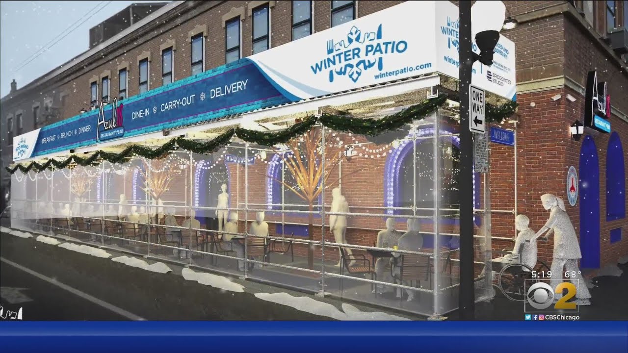 Azul 18 In Pilsen First Restaurant To Test New Canopy Design For Outdoor Dining In Cold Weather