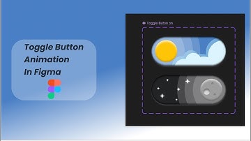 "Light & Dark Mode Toggle Button Animation in Figma | Sun & Moon Icons Tutorial"