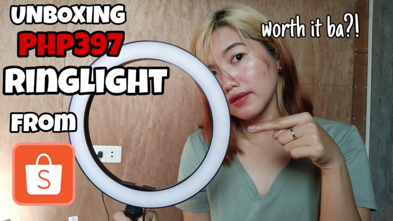 Unboxing Php379.00 Ring Light from Shopee (Worth it ba??) - YouTube