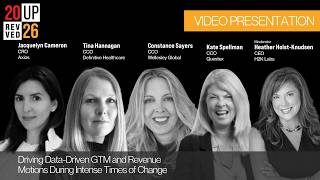 Women of the Revenue Room  Driving Data Driven GTM