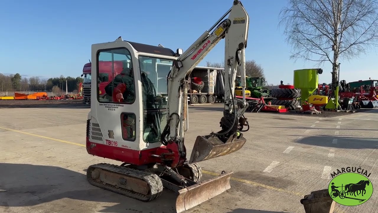 Mini ekskavatorius "Takeuchi TB016"