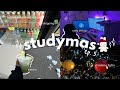 STUDYMAS WEEK 1 | finals month, study sessions, christmas lights, cafes, unboxing, vlogmas &amp; more
