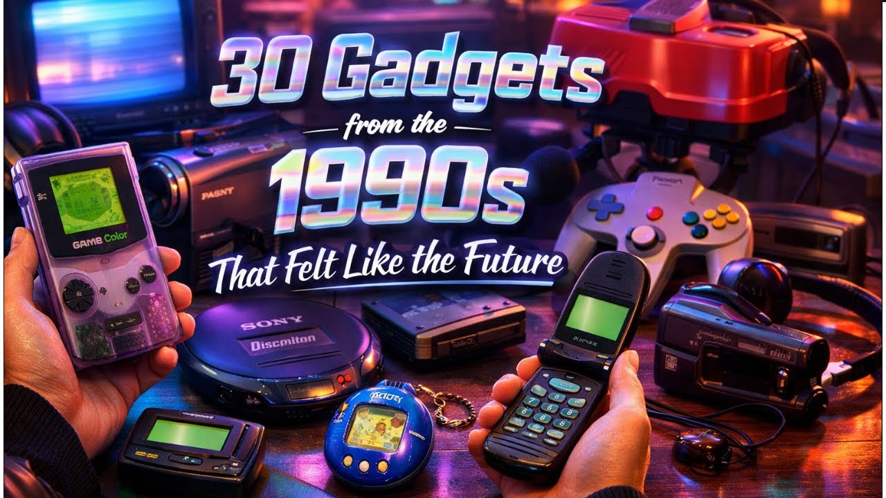 30 Gadgets from the 1990s That Felt Like the Future - YouTube