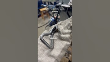 Automatic Double J hook making machine with welding