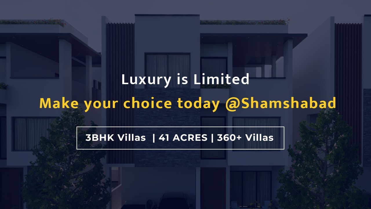 luxury-villas-in-shamshabad-aero-villas-youtube