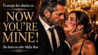 To Escape Her Abusive Ex, She Kissed an Older Mafia Boss — He Whispered, “Now You’re Mine!”