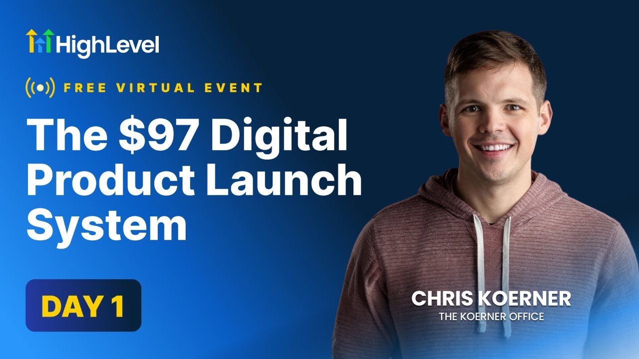 Day 1 Replay - The $97 Digital Product Launch System - YouTube