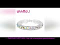 Top Sale 925 Sterling Silver Color Bracelets Full AAA Zircon Austrian Crystal Femme Women Link Chain