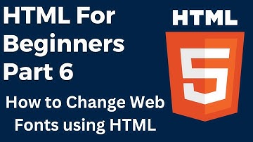 How to Change Web Fonts in HTML