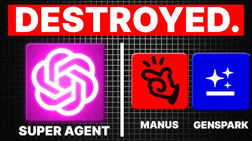 ChatGPT AI Super Agent VERNIETIGT Manus en Genspark?