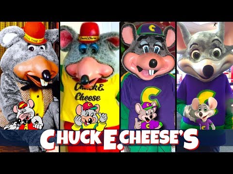 Evolution Of Chuck E Cheese Chuck E Cheese Character History Youtube - chuck e cheese bots roblox